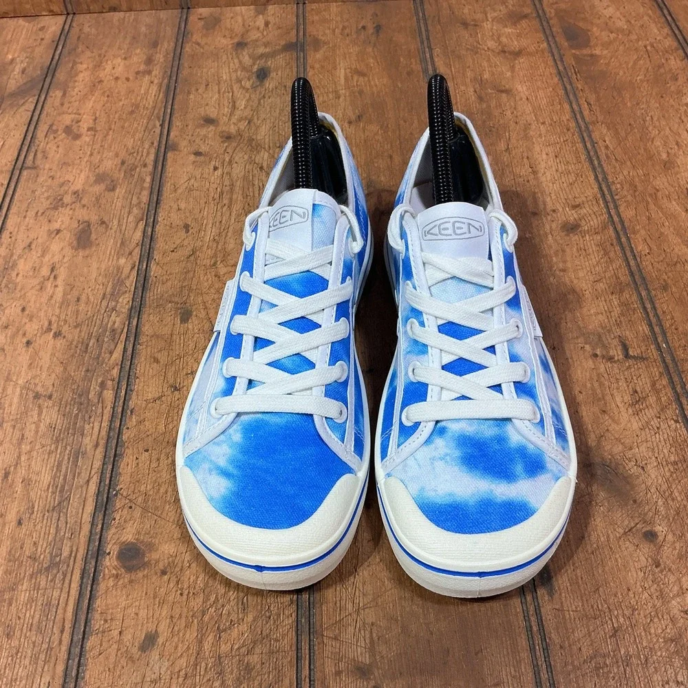 Keen Womens Elsa Lite Blue White Casual Fashion Sneakers Shoes Size 7 NEW